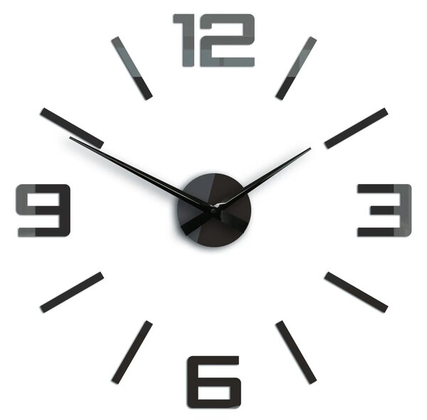 ModernClock 3D nalepovací hodiny Reden černé