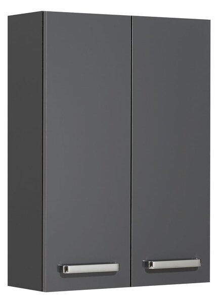 Tmavě šedá závěsná koupelnová skříňka 50x70 cm Set 311 - Pelipal
