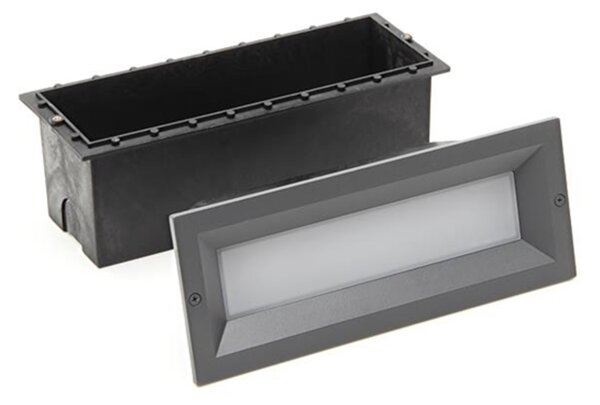 Deko-Light vestavné svítidlo do zdi Alwina II 100-240V AC/50-60Hz 13,00 W 3000 K 600 lm 250 mm tmavěšedá 763024