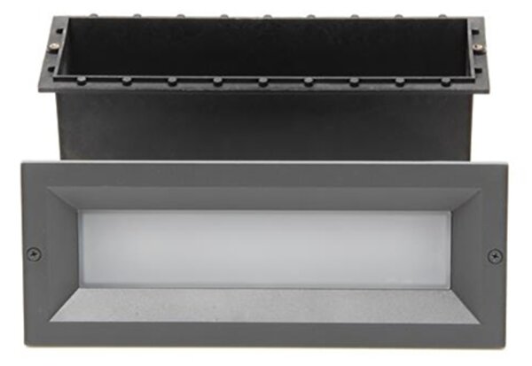 Deko-Light vestavné svítidlo do zdi Alwina II 100-240V AC/50-60Hz 13,00 W 3000 K 600 lm 250 mm tmavěšedá 763024