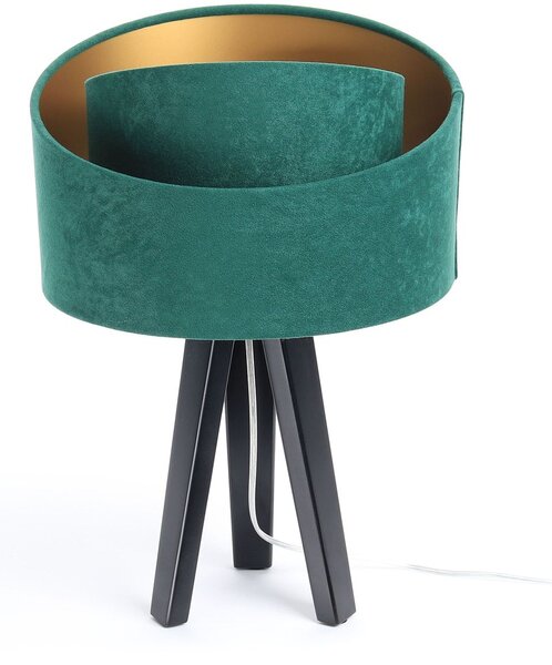 BPS Koncept Galaxy stolní lampa 1x60 W černá-zelená-zlatá 060S-003CZ