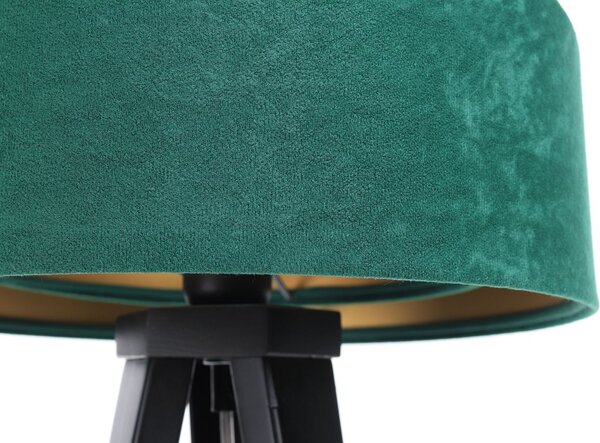 BPS Koncept Galaxy stolní lampa 1x60 W černá-zelená-zlatá 060S-003CZ