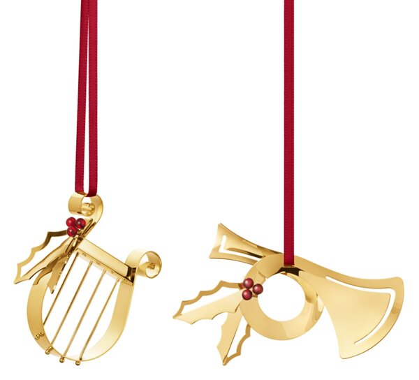 Vánoční ozdoba Harp / Horn Palladium 2026 – 2 ks