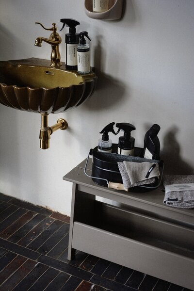 Plechový úložný box System Bucket Matte Black