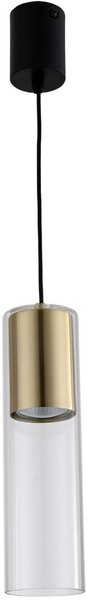 Light Prestige Manacor závěsné svítidlo 1x50 W průhledná-zlatá LP-232/1PGD