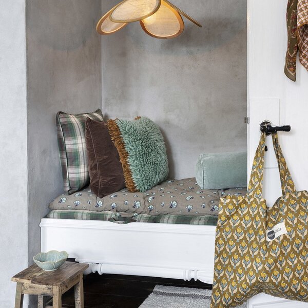 Stropní lampa Rattan and Linen