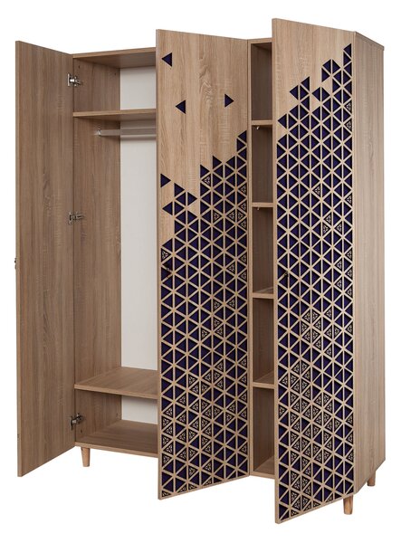 Šatní skříň Modella 123 (dub sonoma). Akce -24%