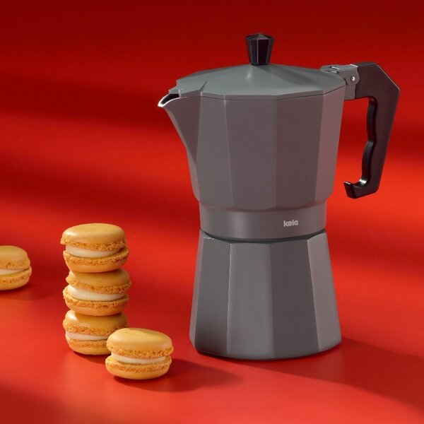 KELA Konvice na espresso tmavě šedá 19,0cm 9,0cm 300 ml KL-10561
