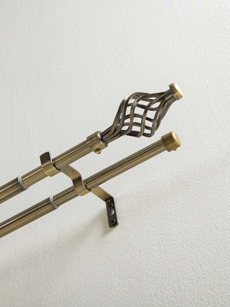 MK Lůžkoviny Garnýž dvouřadá Davide - staré zlato 120 - 210 cm