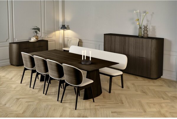 COLLUM 175, Povrch Dub přírodní lakovaný, Rozšíření stolu Rozšiřující desky stolu-NE PBJ Designhouse
