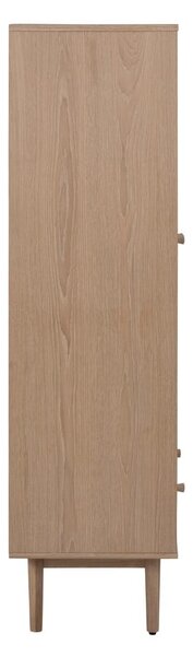 Vitrína v dekoru dubu 80x145 cm Aston - Actona