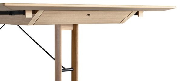 MALLI 240, Povrch Dub přírodní lakovaný, Rozšíření stolu Rozšiřující desky stolu-NE PBJ Designhouse