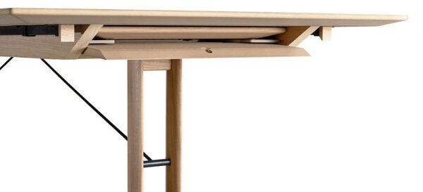 MALLI 240, Povrch Dub přírodní lakovaný, Rozšíření stolu Rozšiřující desky stolu-NE PBJ Designhouse