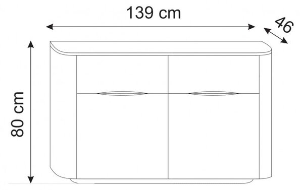 COLLUM, Povrch Dub přírodní lakovaný PBJ Designhouse