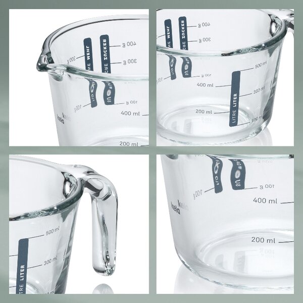 KELA Odměrka Malea sklo 0,5l KL-10105