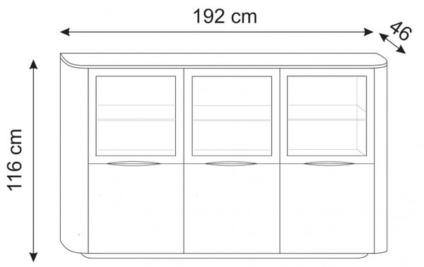 COLLUM, Povrch Dub přírodní lakovaný, Osvětlení NE PBJ Designhouse