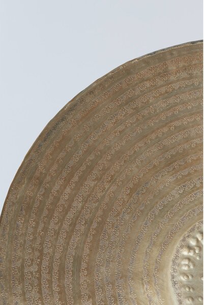 Zlatý antik kovový podnos Larre antique - Ø 57*5 cm - Light & Living