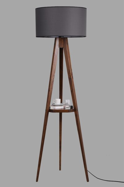 ASIR Stojací lampa KOYU GRI ořech šedá