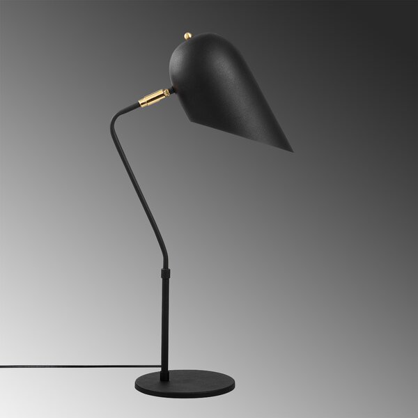 ASIR Stolní lampa KESIK černá zlatá