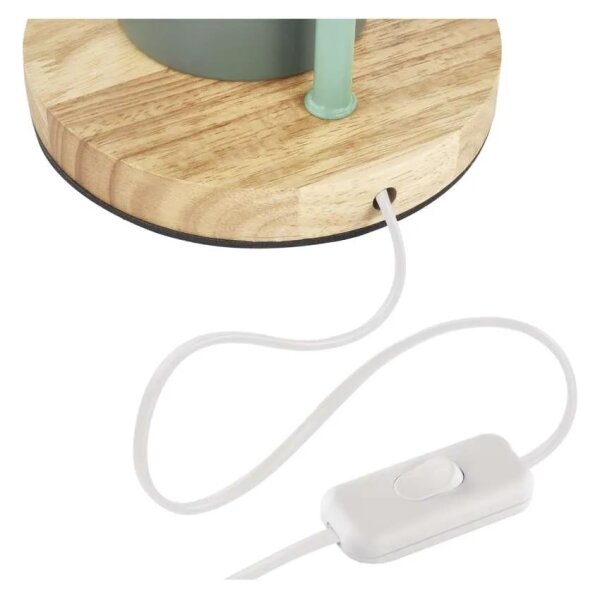 Stolní lampa POPPY 1xE27/25W/230V zelená
