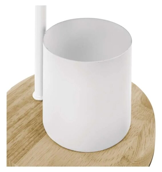 Stolní lampa POPPY 1xE27/25W/230V bílá