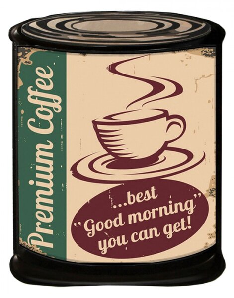 Kovová nástěnná cedule Premium Coffee – 20x1x26 cm