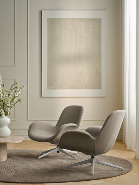 Seed, Čalounění Nantes light grey, Podnož Šedá Bolia