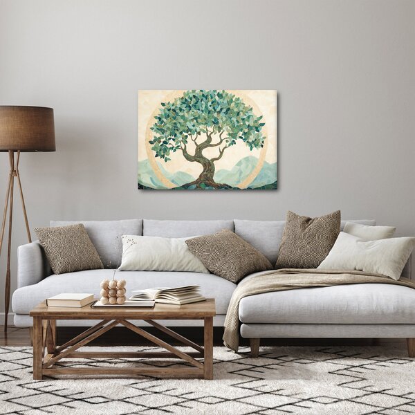 Obraz - Elegantní mozaika se stromem (70x50 cm)