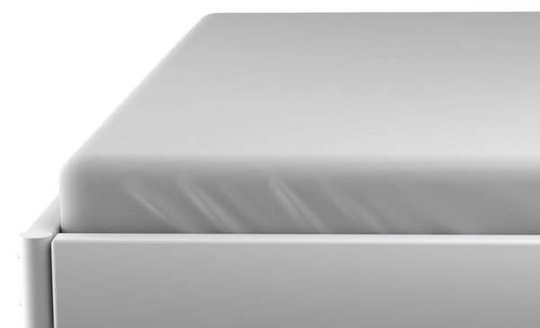 Jersey prostěradlo do dětské postýlky světle šedé 70 x 140 cm