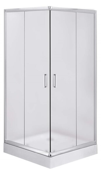 Deante Funkia sprchový kout 80x80 cm čtvercový chrom lesk/matné sklo KYC_642K