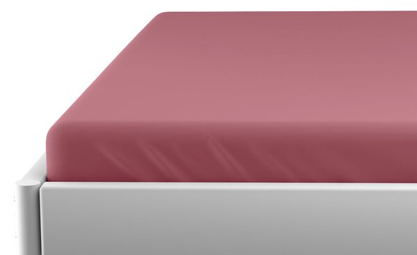 Jersey prostěradlo do dětské postýlky starorůžové 70 x 140 cm