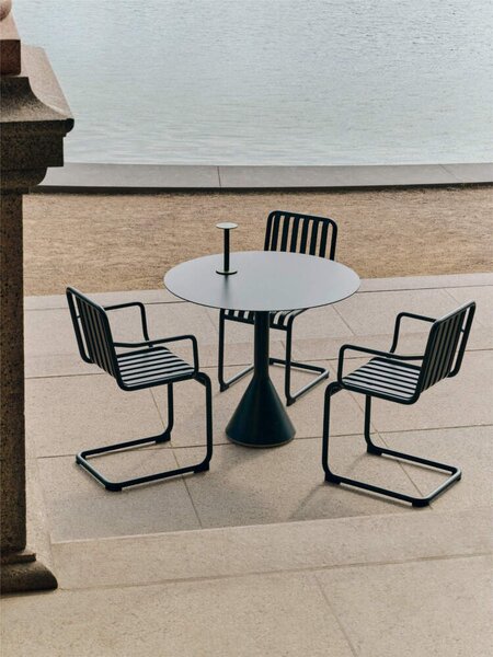 HAY Židle Palissade Cantilever Armchair, anthracite