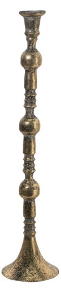 Kovový měděný svícen s patinou Carol- Ø 10*46 cm – 10x46 cm