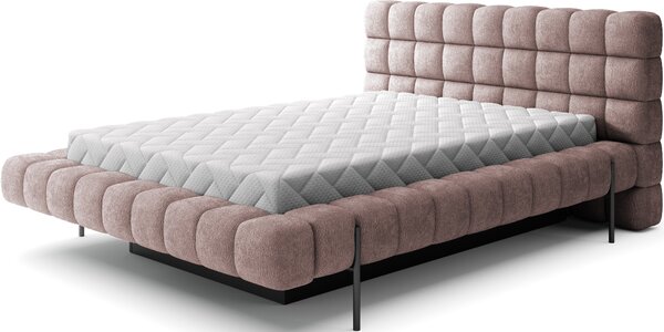 Eltap Čalouněná postel Magentta Materiál a barva potahu: Touch 24 - růžová, Rozměr: 140x200