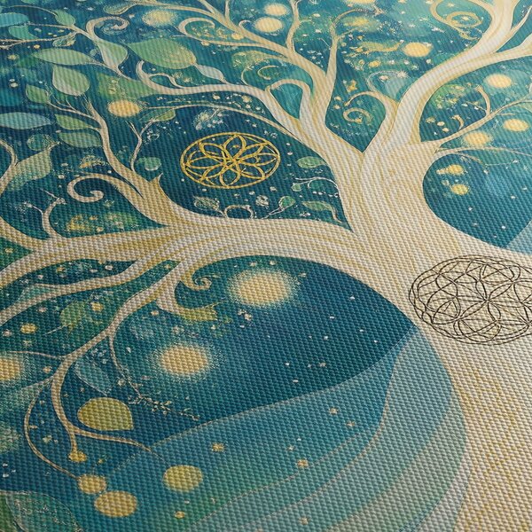 Obraz - Magický strom se spirálami (125x70 cm)