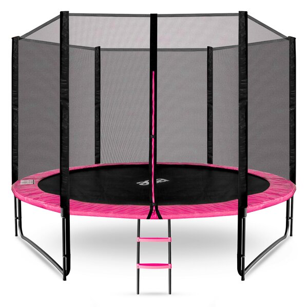 Trampolína Aga SPORT PRO 305 cm Pink + ochranná síť