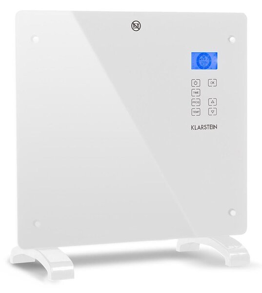 Klarstein Norderney, konvektor, termostat, časovač, 1000 W, 20 m², bílý