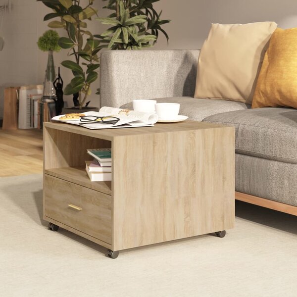 Konferenční stolek dub sonoma 55 x 55 x 40 cm kompozitní dřevo