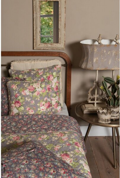 Kovová vintage stolní lampa s patinou Florence – 50x25x74 cm