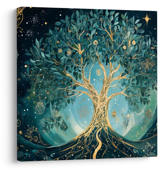 Obraz - Strom života ve vesmíru (30x30 cm)