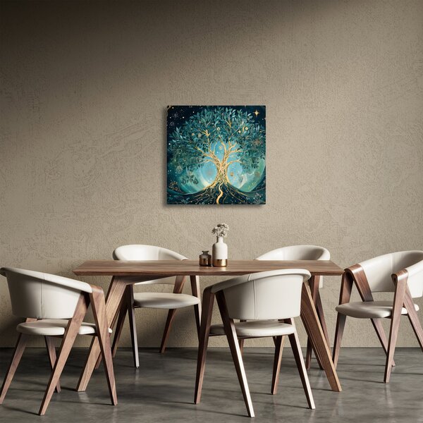 Obraz - Strom života ve vesmíru (30x30 cm)