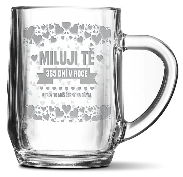Sablio Půllitr Miluji Tě 365 dní v roce: 0,5