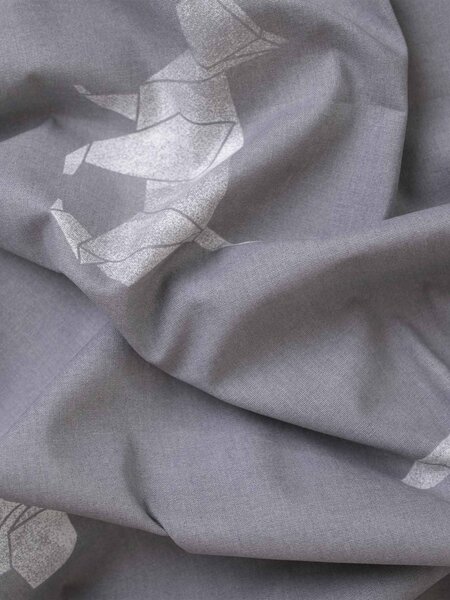 MK Lůžkoviny Bavlněný povlak na polštář Renforcé 70 x 90 cm - Kočky origami