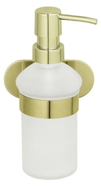 Samodržící dávkovač mýdla z nerezové oceli ve zlaté barvě 0.2 l Orea Gold – Wenko