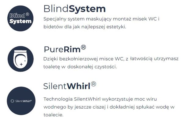Oltens Hamnes záchodová mísa závěsná bez splachovacího kruhu s vírovým splachováním bílá lesk 42021000