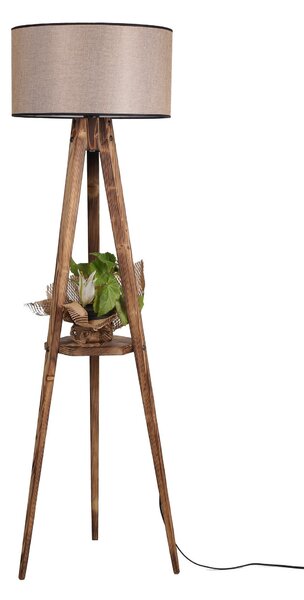ASIR Stojací lampa KOYU hnědá