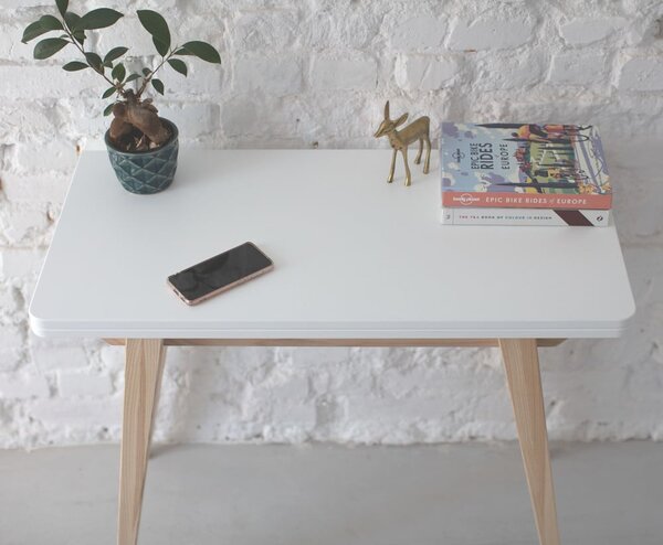Rozkládací jídelní stůl s přídavnou deskou 90x45 cm Envelope – Ragaba