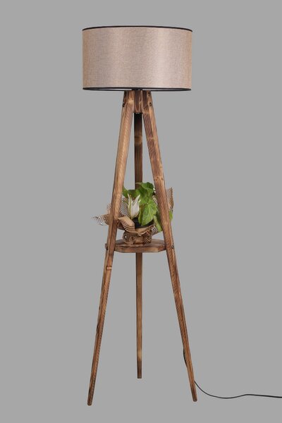ASIR Stojací lampa KOYU hnědá