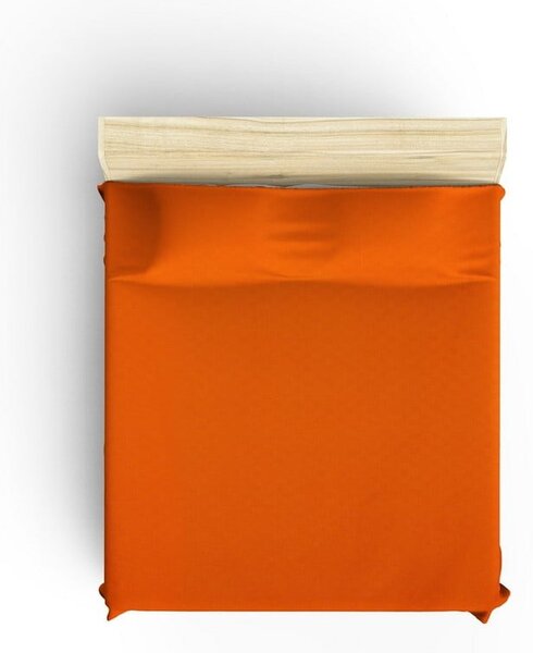 Oranžový bavlněný přehoz na dvoulůžko 200x240 cm Orange - Mijolnir
