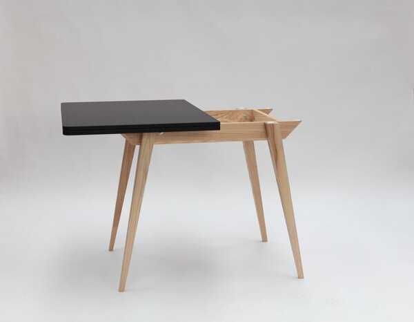 Rozkládací jídelní stůl s bílou deskou 65x90 cm Envelope – Ragaba